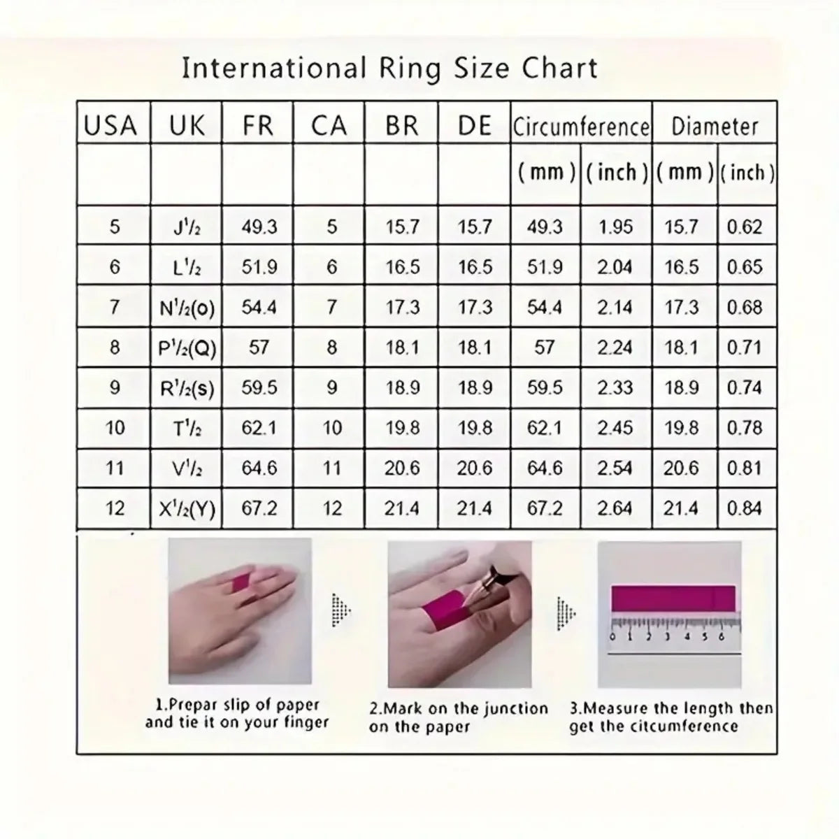 Women's Two-Color Copper Ring Set Hypoallergenic Stackable Jewelry