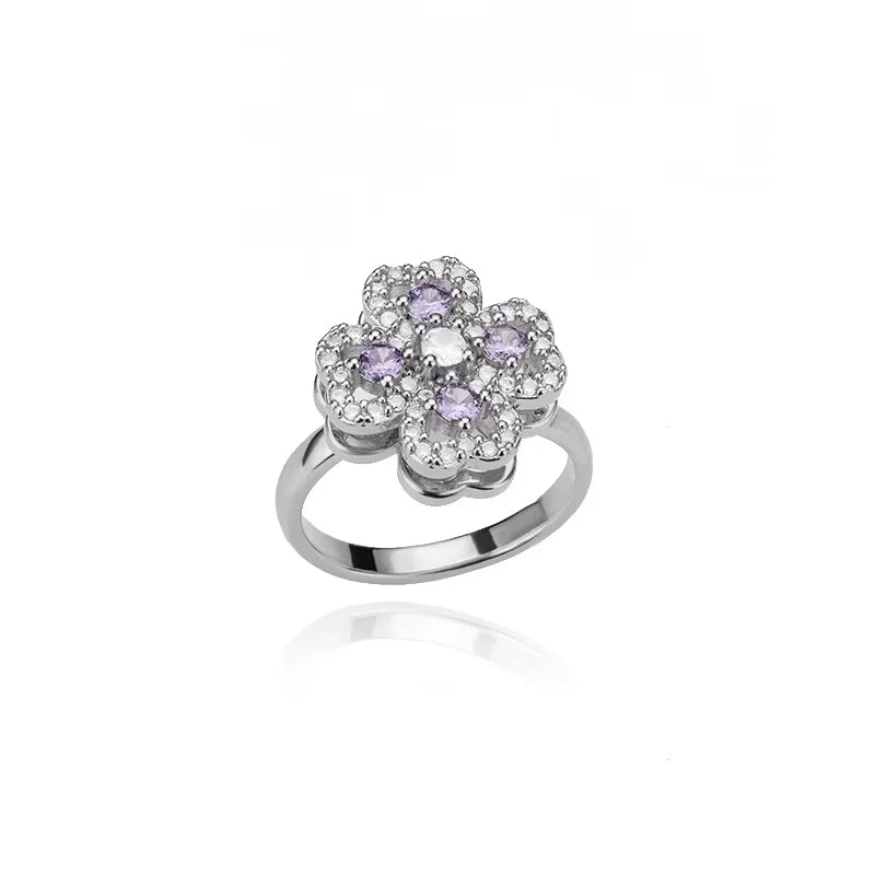 Sun & Star Fidget Ring – Stainless Steel