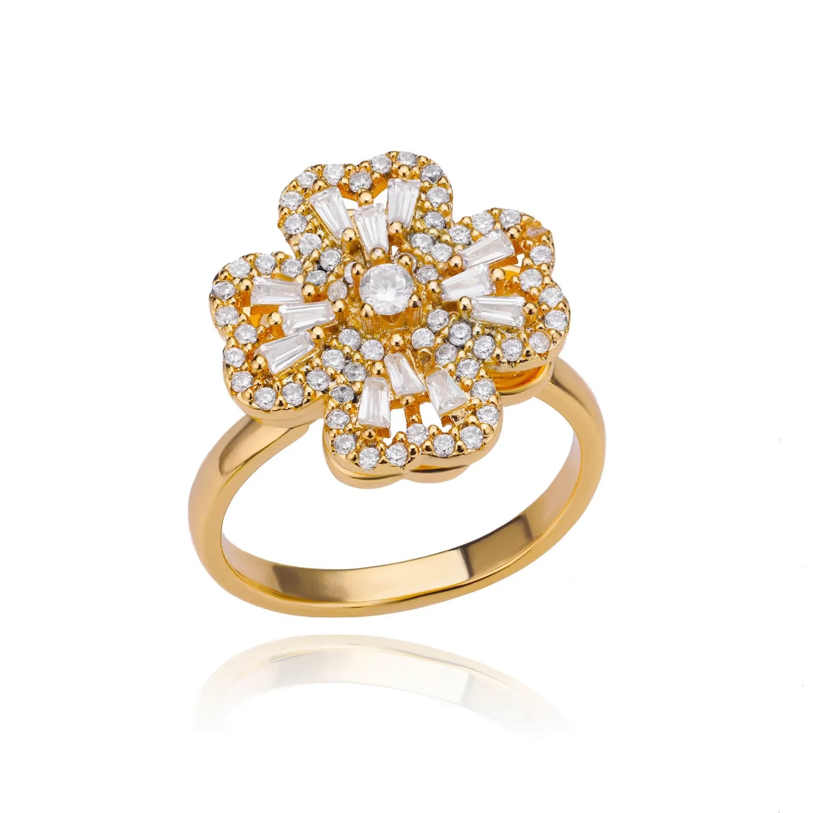 Sun & Star Fidget Ring – Stainless Steel