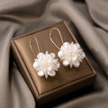2PC Fashion Pearl Blossom Drop Earrings Party Carnival Holiday Gift