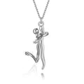 Mother Child Hug Pendant Two-Tone Detachable Necklace Family Gift