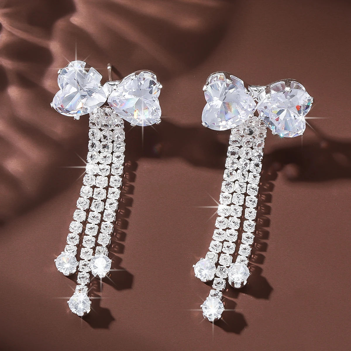 2PC Fashion Pearl Blossom Drop Earrings Party Carnival Holiday Gift