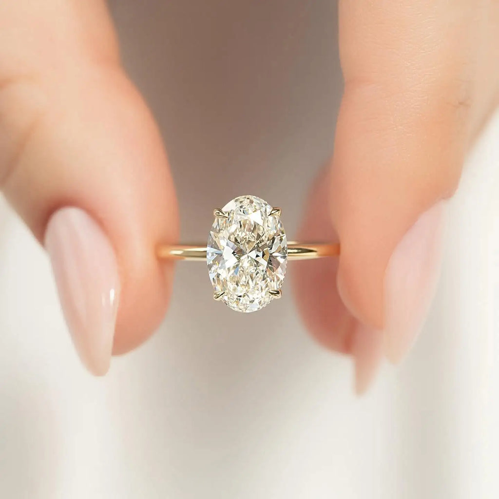 Women's 925 Silver 1-8CT Zircon Wedding Band Engagement Ring