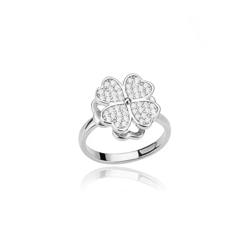Sun & Star Fidget Ring – Stainless Steel